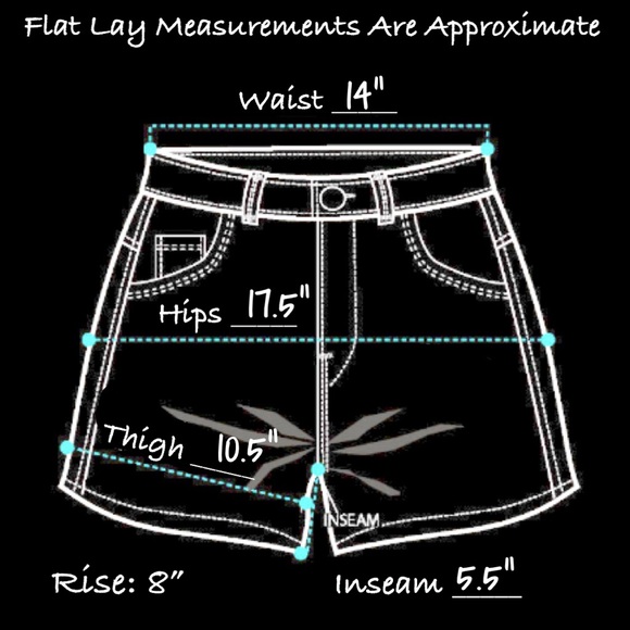 Distressed Denim Stretch Jean Shorts with Embroidered Pockets by Hydraulic - Picture 13 of 13